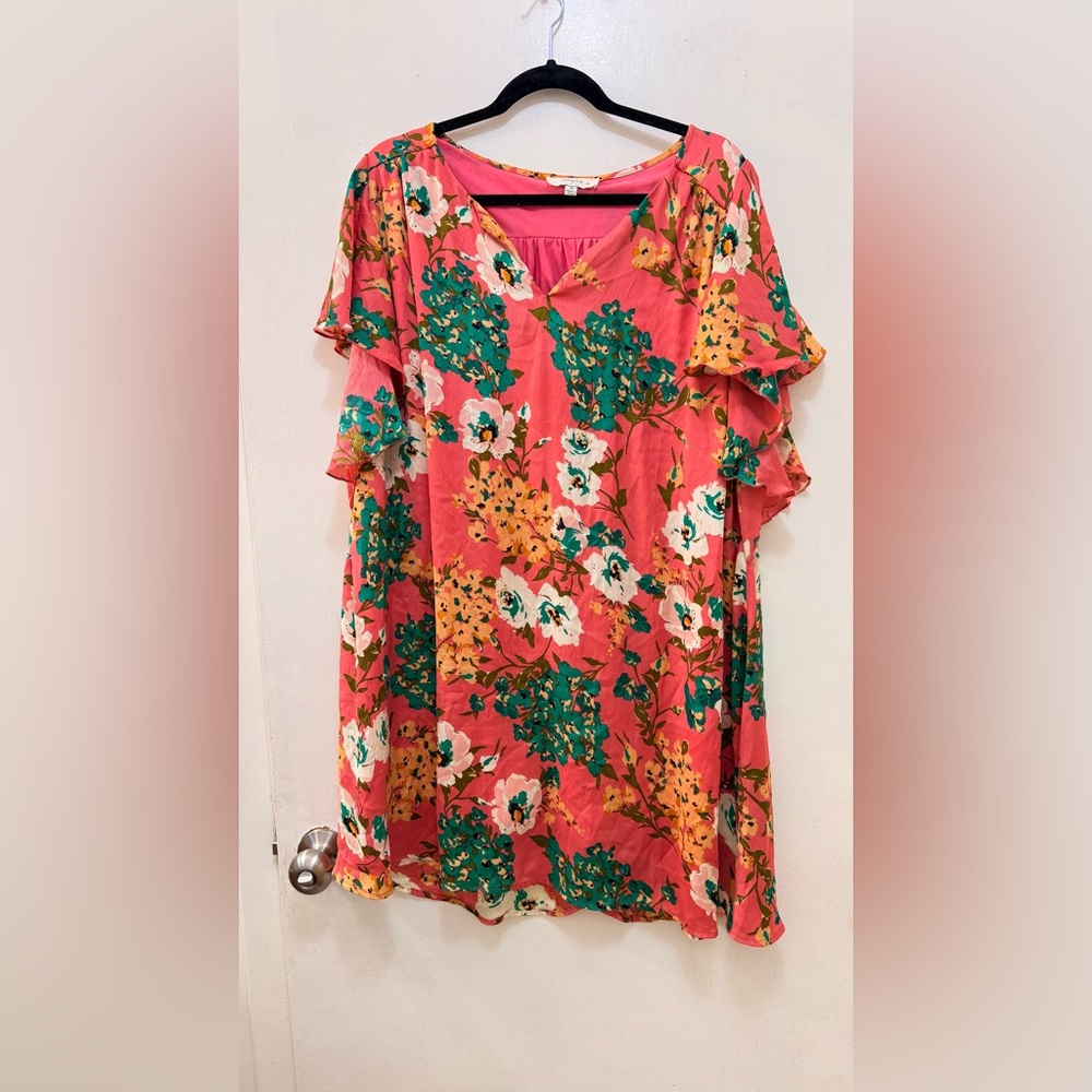 Floral Pink Women's dress